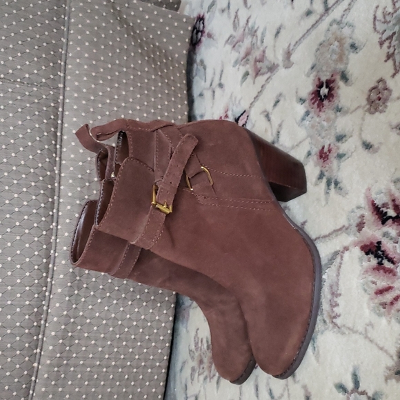 Ralph Lauren Shoes - Ralph Lauren Maricia Brown suede bootie